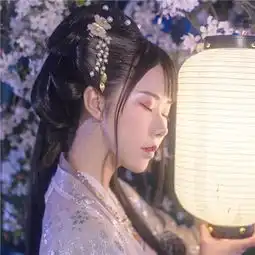 有诗意的古风情侣头像情