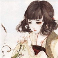  妥妥美人范儿超有感觉手绘水彩古风美女头像