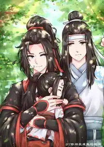  因忘羡入坑古风,如今真香现场,自己磕的cp,跪着也要画完