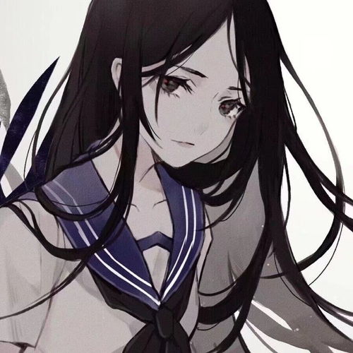  动漫女生头像微丧系头像