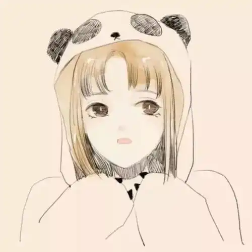  情侣头像卡通呆萌一对