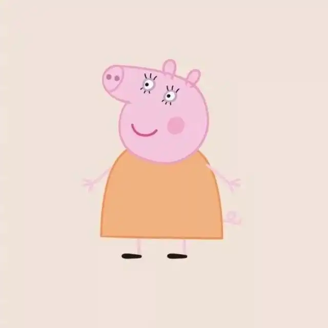 小猪佩奇情侣头像超萌
