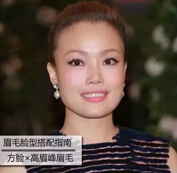  瘦脸眉年轻眉好看没
