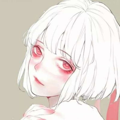  丧头像动漫女暗黑系二次元女生头像