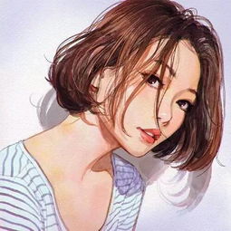 女生qq头像手绘