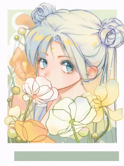  头像绘制美少女月野兔
