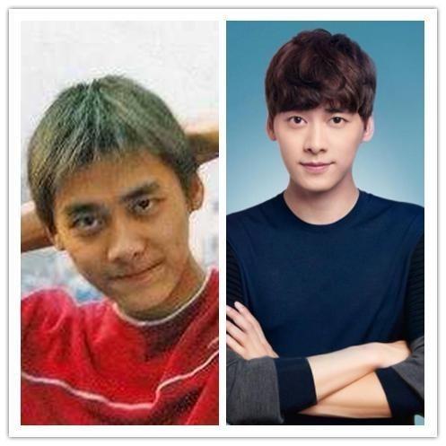  男星也怕出道前的旧照再次被翻出吧只有王宝强的变化最小