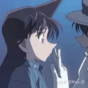 毛利兰柯南情侣头像萌萌