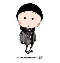  萌翻了当小新和小丸子穿上alexanderwang