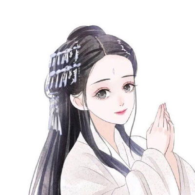 古风情侣头像一男一女嫁衣红衣一对两人用