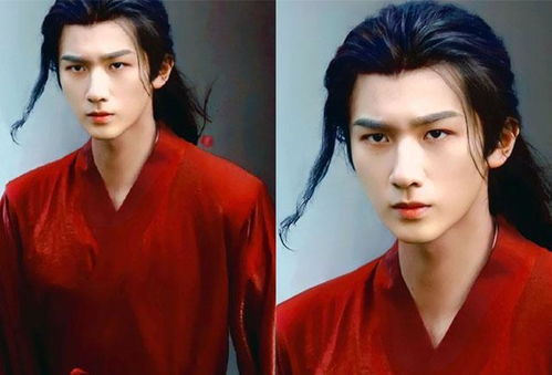  武林有骄气最新路透李宏毅红衣黑发,造型十分邪魅狂狷