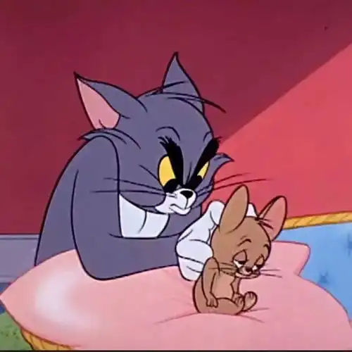  猫和老鼠情侣头像