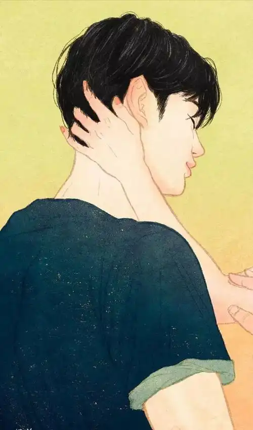  微信头像,唯美插画,情侣头像