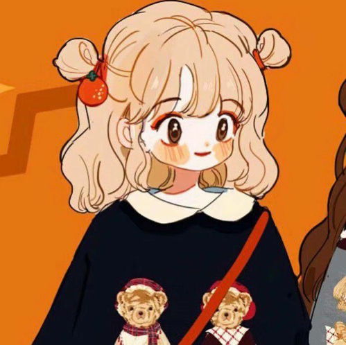  动漫姬头闺蜜头像女生双人