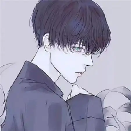 男生动漫头像伤感