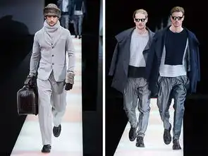  情侣漫步天桥上,giorgioarmani2015秋冬男装压轴上演