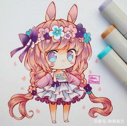  十二星座专属马克笔手绘,巨蟹座制服少女,双鱼座可爱值爆表