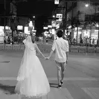 婚纱情侣头像一男一女情