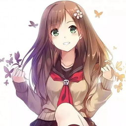  女生头像小清新动漫女头