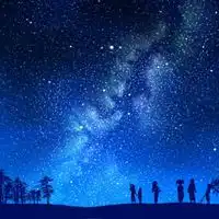  美丽星空qq头像星空照亮回家的路