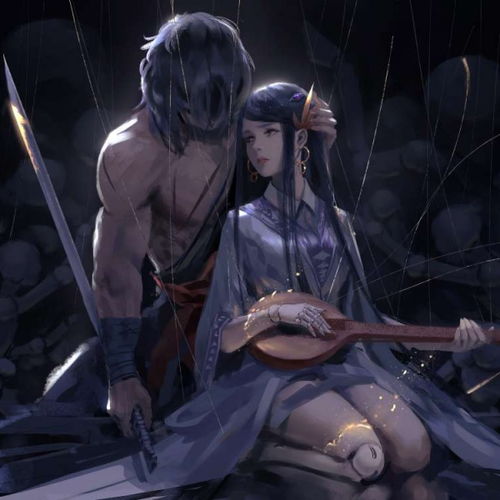  插画系唯美干净动漫二次元女生卡通动漫头像我要个性网