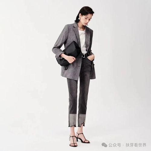  高个子女生宽松西装修身裤,尽显率性气质