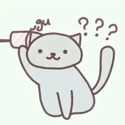 情侣头像卡通呆萌一对猫