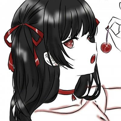  二次元动漫女生头像丧气小萝莉
