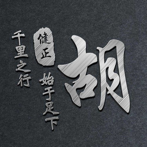  微信头像,姓氏头像,39张3d金属励志个性签名头像,有你喜欢的吗