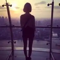  夜空中最亮的星意境唯美情侣头像
