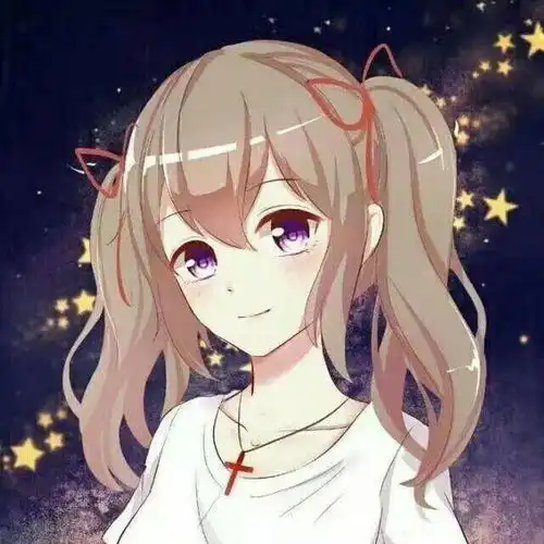 二次元的情侣头像分开动