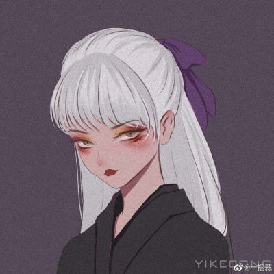  霸气冷艳女生动漫头像