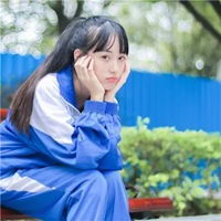  女学生头像校服风度好看的女生学生校服风头像