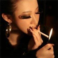  有没有非主流女生头像带烟的
