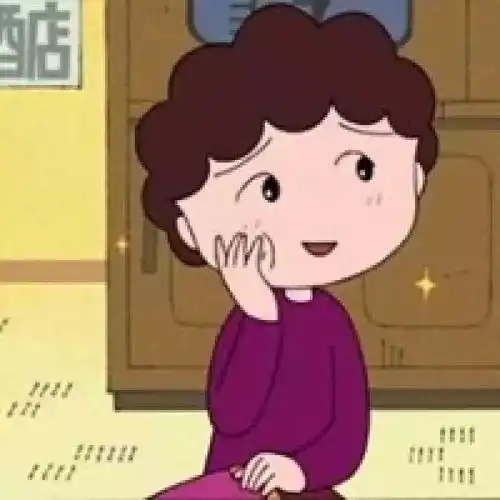 小丸子和花轮情侣头像动