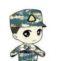 军人情侣头像一左一右波
