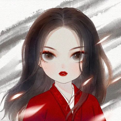  一些非常好看的女生插画头像