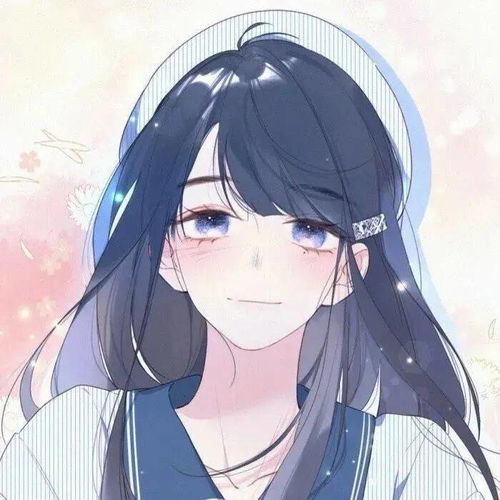  唯美动漫女生头像你是我用余光就能看清的人