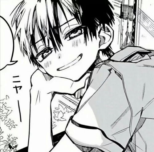  黑白男生动漫头像