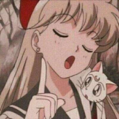 动漫女头高冷侧脸高清二次元女生霸气范