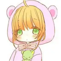  魔卡少女樱情侣头像q版微信头像图片大全