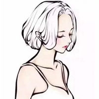  qq头像女生简约白色