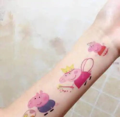  小猪佩奇掀文身热,专家有一定安全隐患