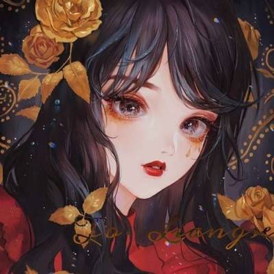  动漫女头高冷傲娇侧脸冷艳个性头像彰显气质范