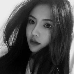  女头像霸气高冷黑白单纯的小成熟