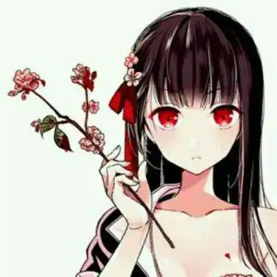  抖音女生最火卡通萌萌哒撩汉头像性感长发吊带小蛮腰吸粉无数
