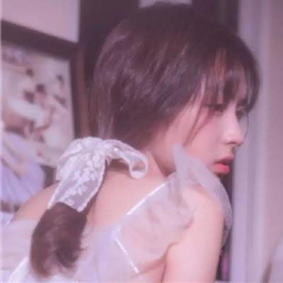  女生头像伤感孤独侧面侧颜气质美女图片头像