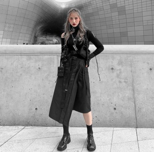  酷女孩style带你玩转黑白系