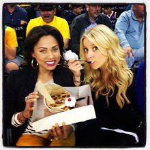  nba太太团皆小清新美女大卫李女友领衔组图