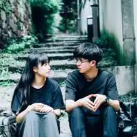  老头子老婆子情侣头像唯美情侣qq头像她是女神其实所有人都造她女神经